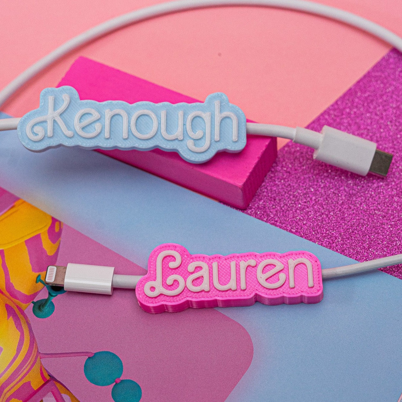 Barbie-Inspired Cable Clips