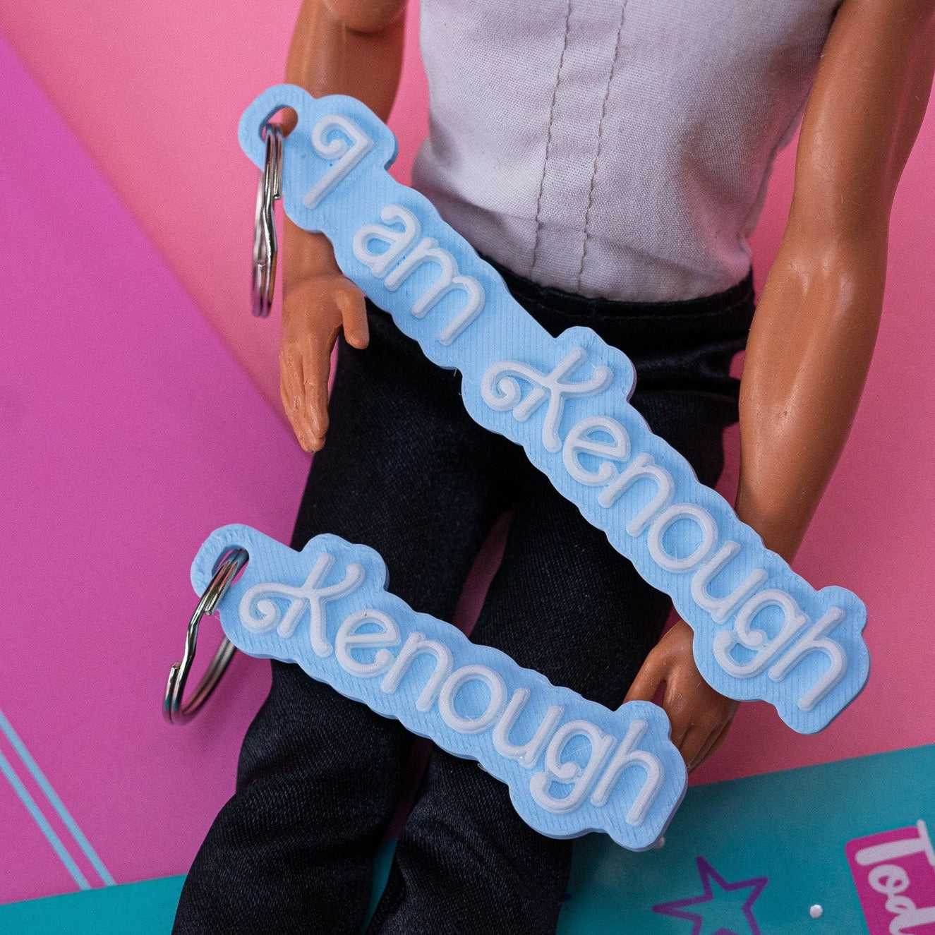 Barbie-Inspired Keyring