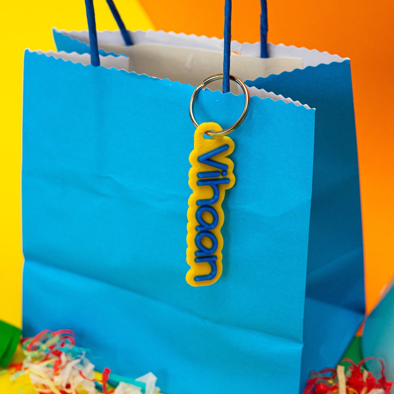 Personalised Party Favour Keyring