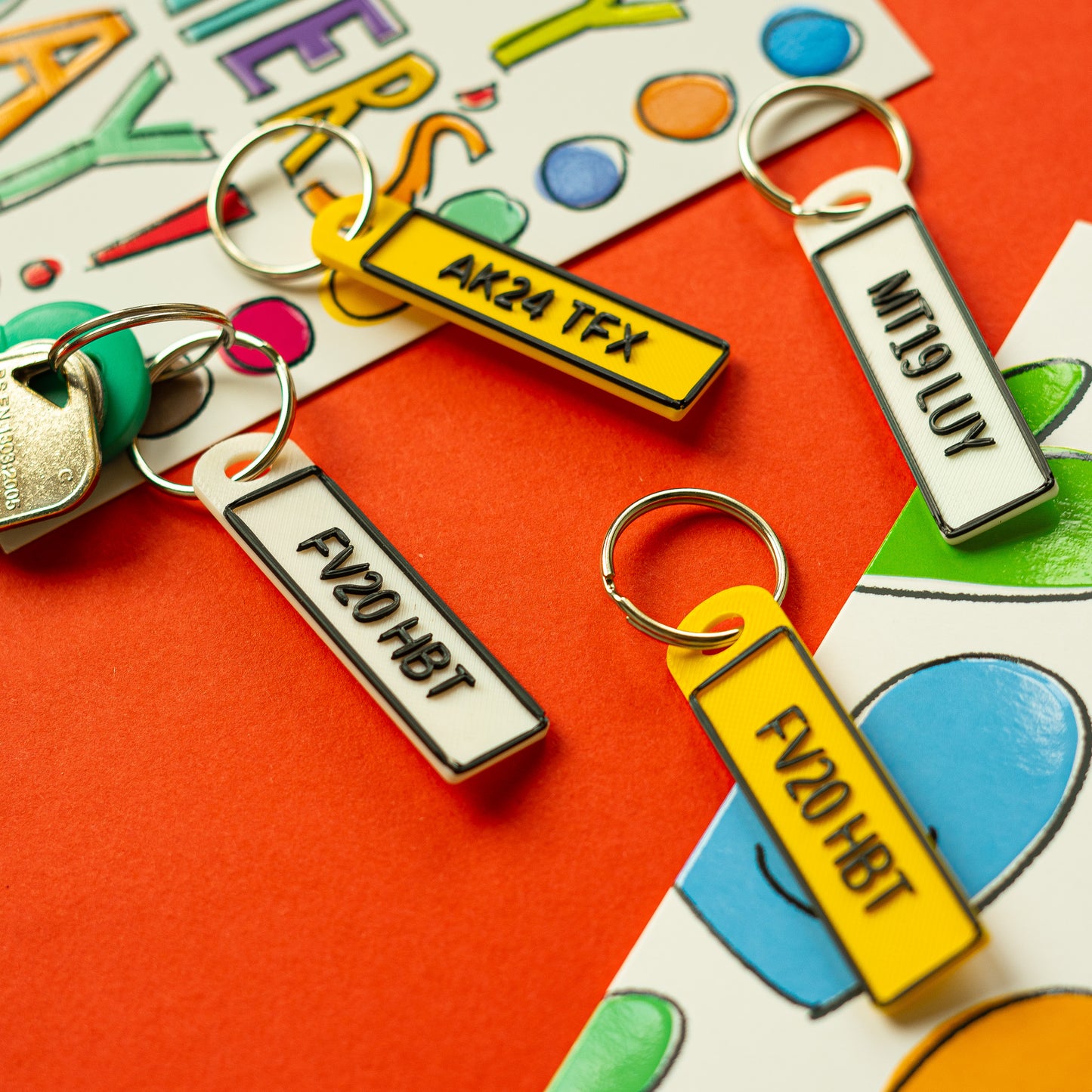 Licence Plate Keyring