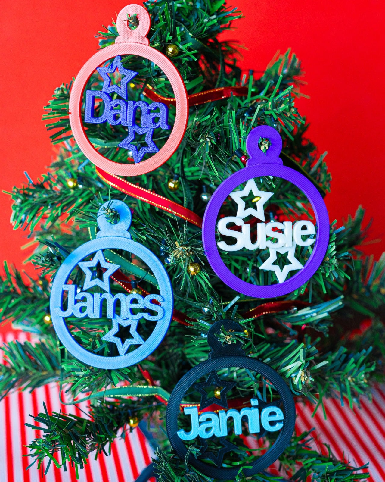 Personalised Christmas Tree Bauble
